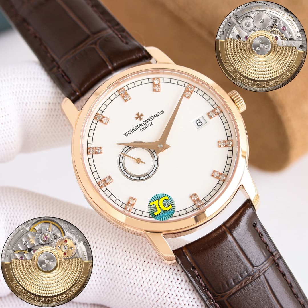 Vacheron Constantin Vacheron Constantin The Vacheron Constantin Traditionnelle 87172, with its 38mm case, offers a more refined and elegant look.