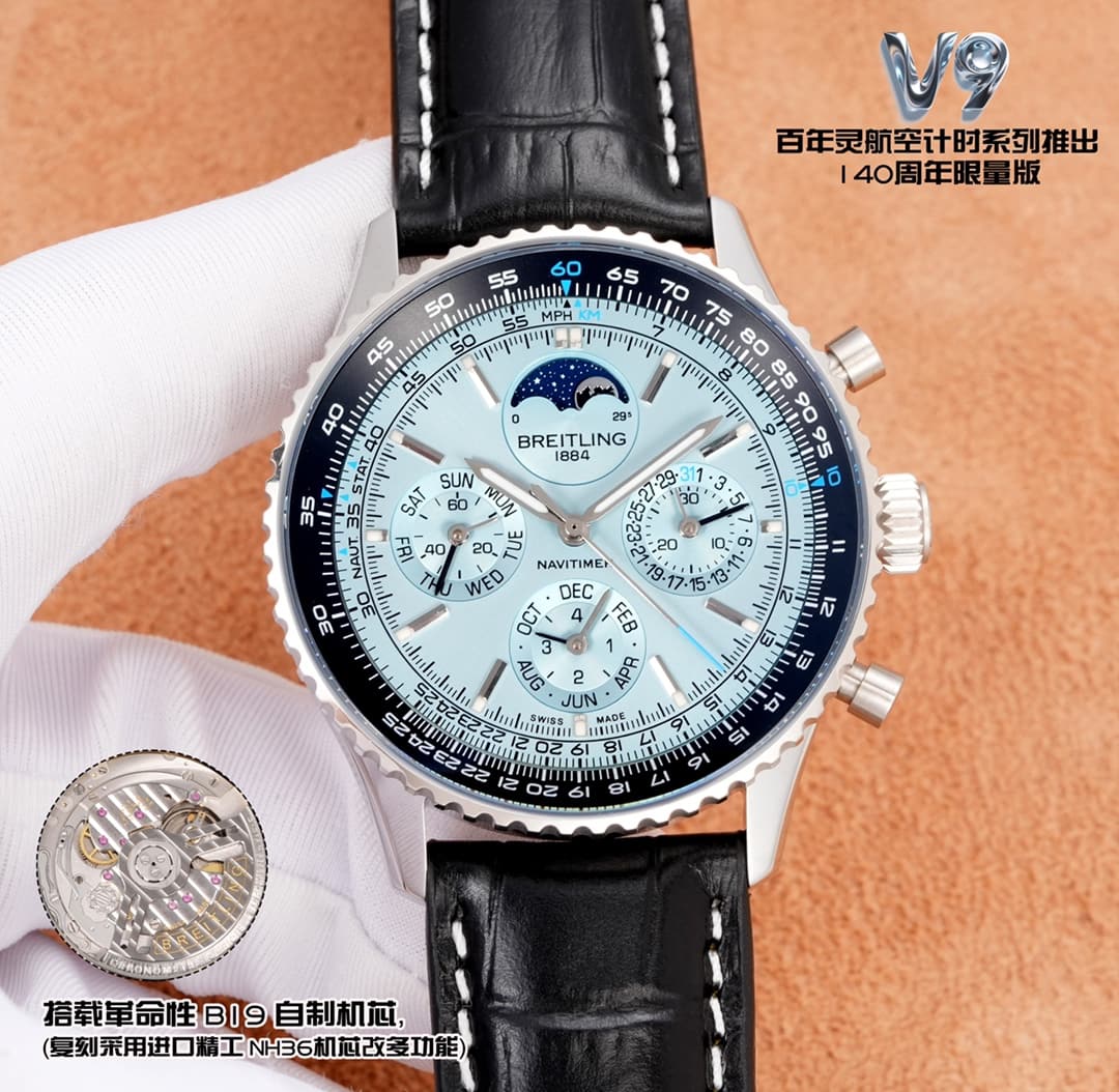 Breitling Breitling 's V9 Aviation Chronograph Collection Launches a 140th Anniversary Limited Edition