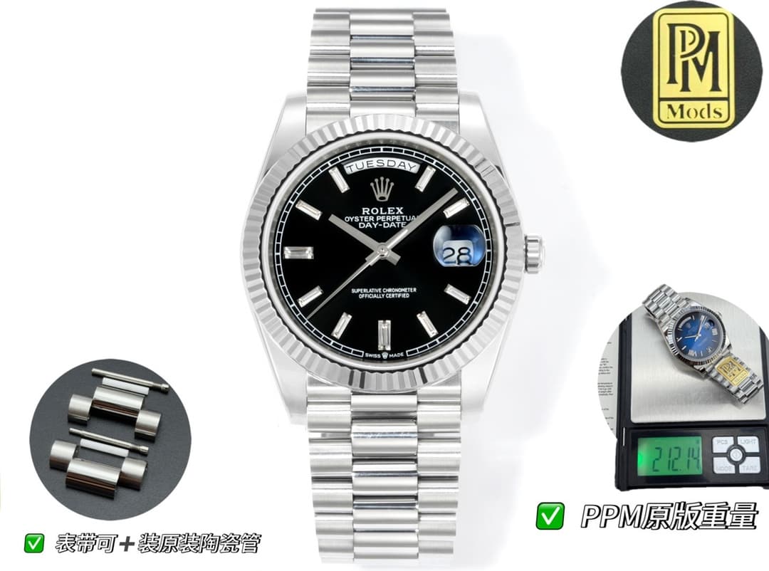 Rolex Rolex PPM Mods Weighted DD Grade "Rolex DD Day-Date" PPM None