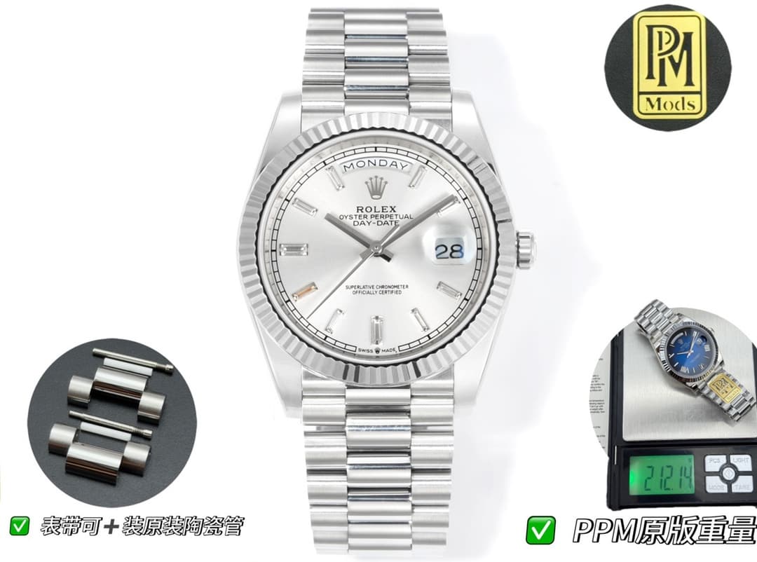 Rolex Rolex PPM Mods Weighted DD Grade "Rolex DD Day-Date" PPM None