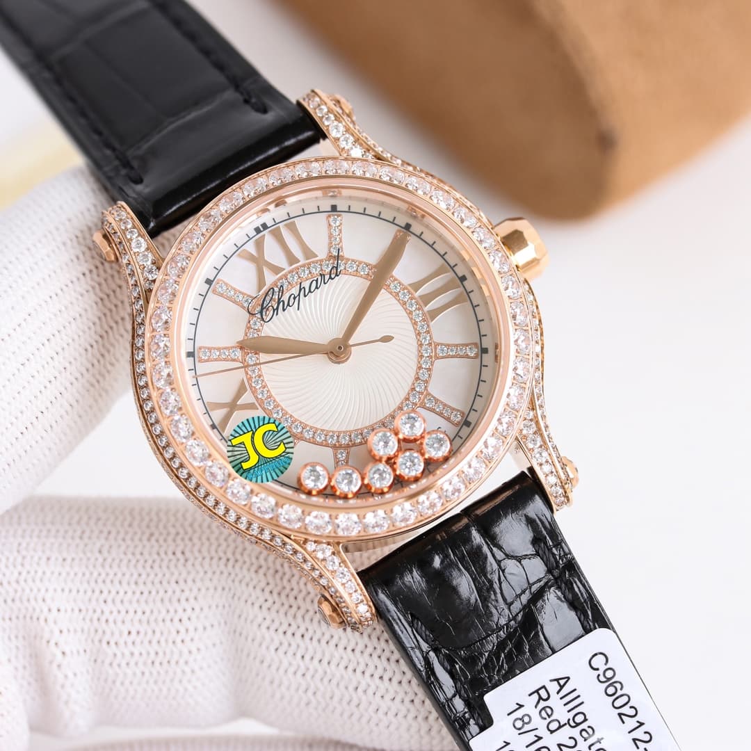 Chopard Chopard Exclusive Online Premiere: Chopard Happy Sport Limited Edition, Fully Set with Diamonds