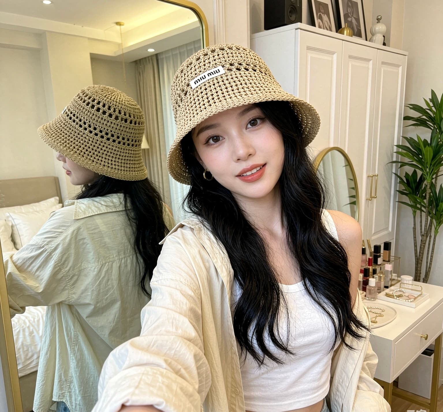 Unassigned MiuMiu's Latest Boater Hats: A Fashion-Forward, Casual Design Style