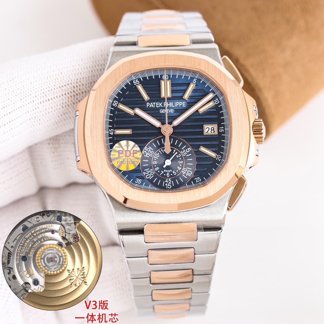 Patek Philippe Patek Philippe PDF: Patek Philippe NAUTILUS 5980 Series Multifunction Chronograph Watch