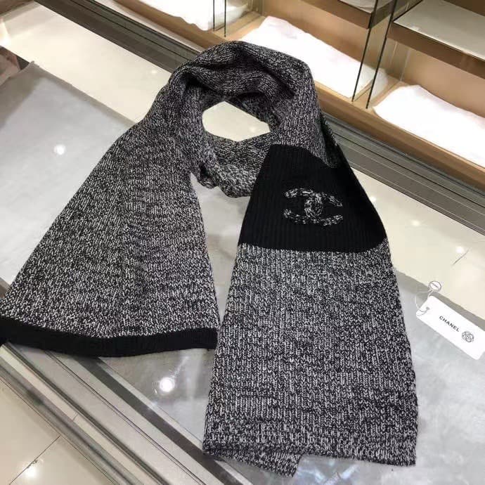 Chanel Chanel Review 👑👑 24 24b Knitted Scarf Cashmere Long Scarf!!