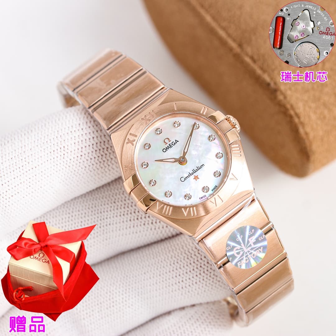 Omega Omega CLF Presents the Omega Constellation Series 28mm Swiss Quartz Watch—Priced to Outperform the Vast Majority of Competitors on the