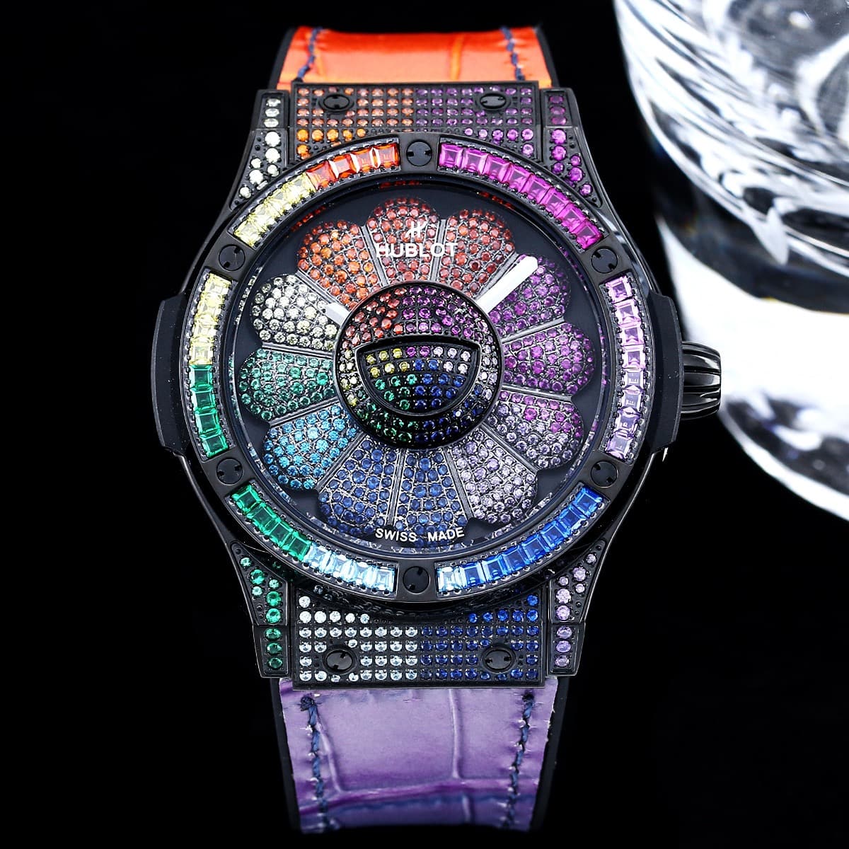 Hublot Hublot ⌚ Sunflower🌻 Classic Fusion Takashi Murakami Watch 507