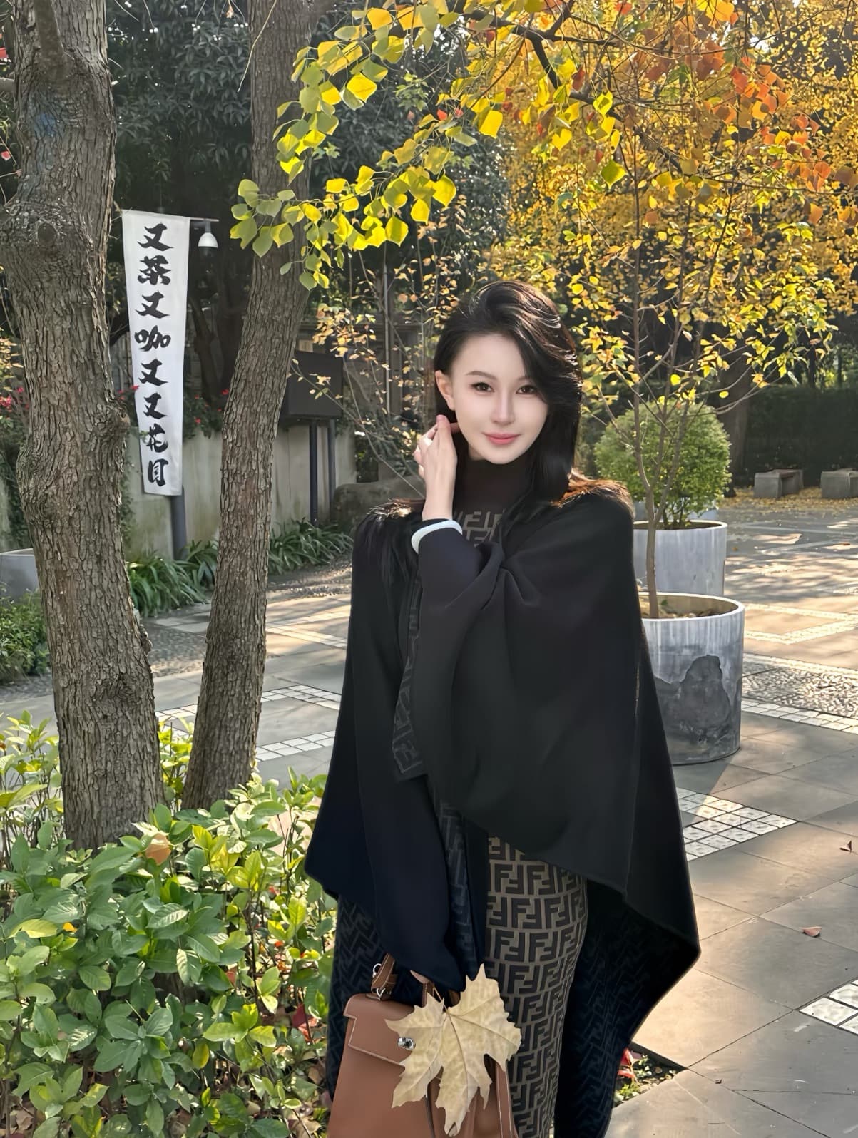 Unassigned When styled right, a belted cape can really boost your presence. For this black cape, we recommend pairing it with dark-colored