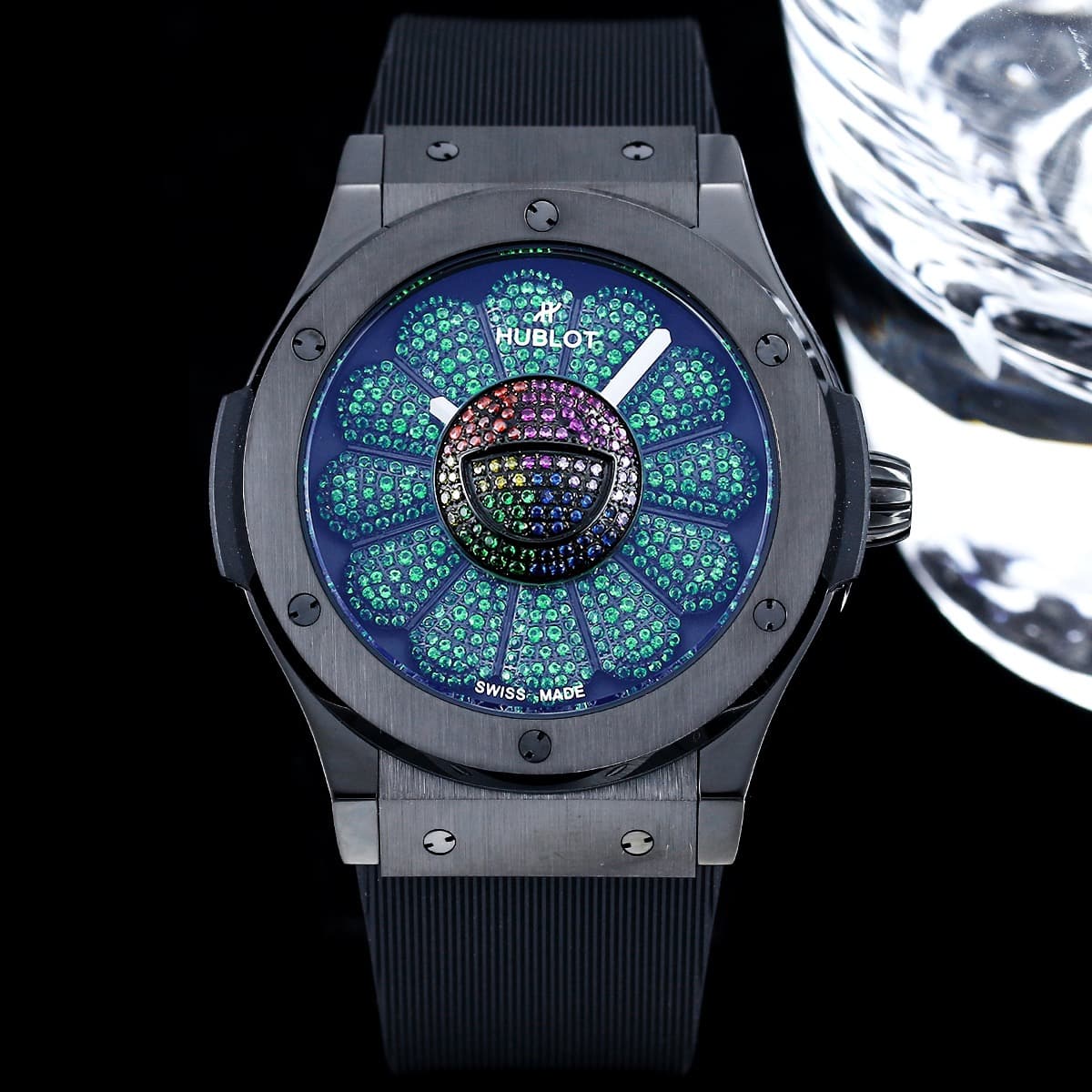 Hublot Hublot ⌚ Sunflower🌻 Classic Fusion Takashi Murakami Watch 507