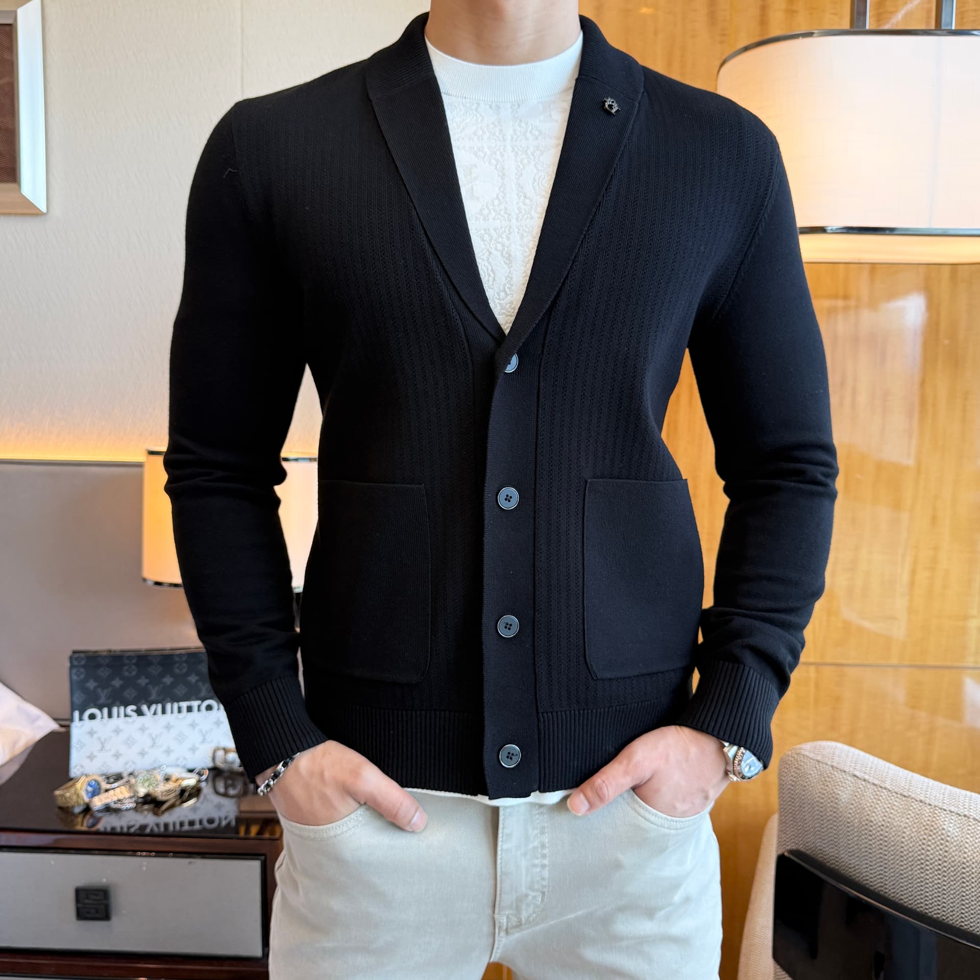 Dior Dior 2026 Men's Wool Knit Cardigan