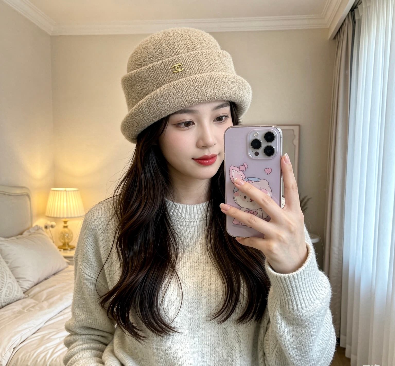 Chanel Chanel Beret—it has a great texture
