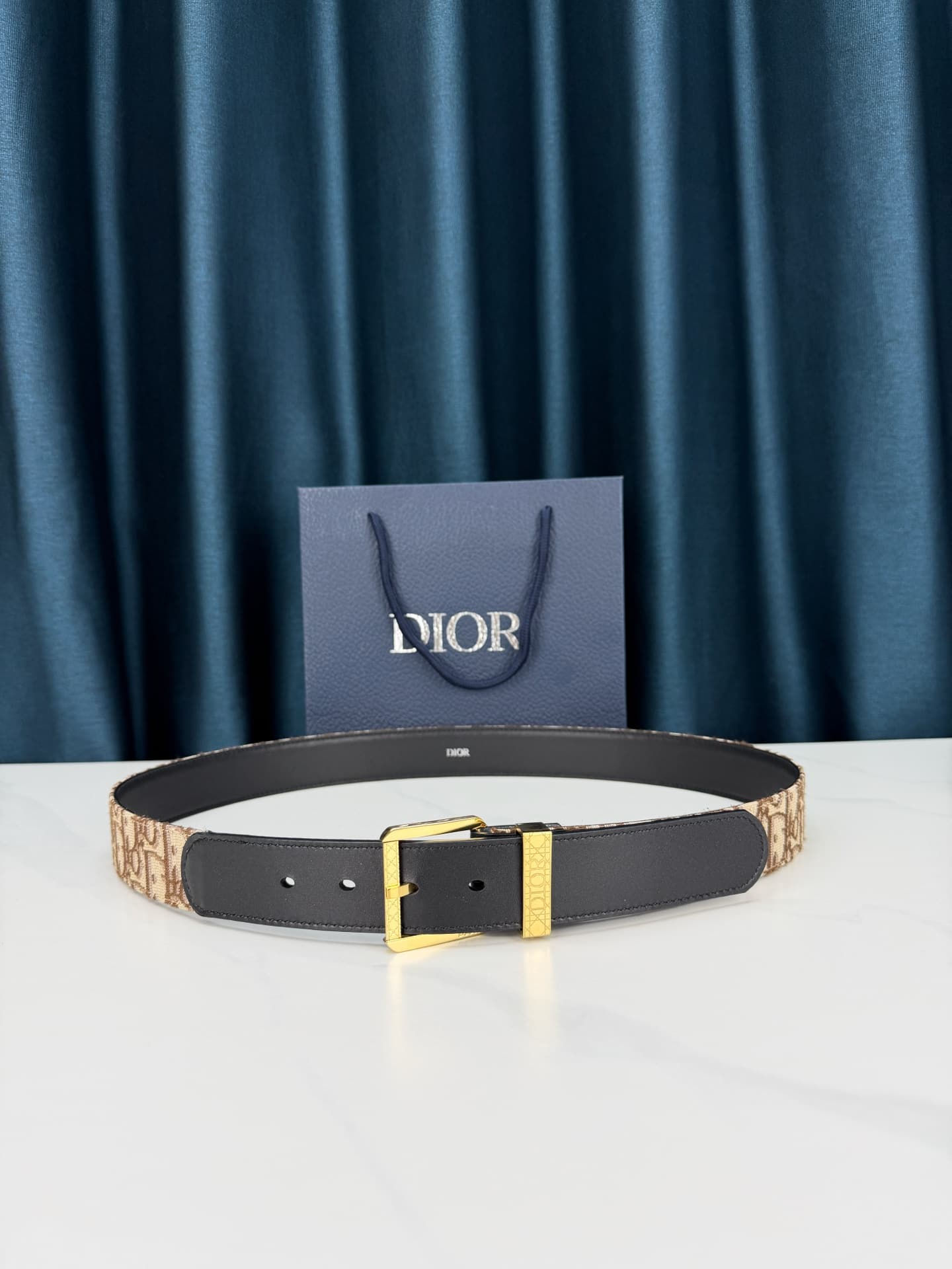 Dior Dior 3.5 cm Wide Buckle Belt