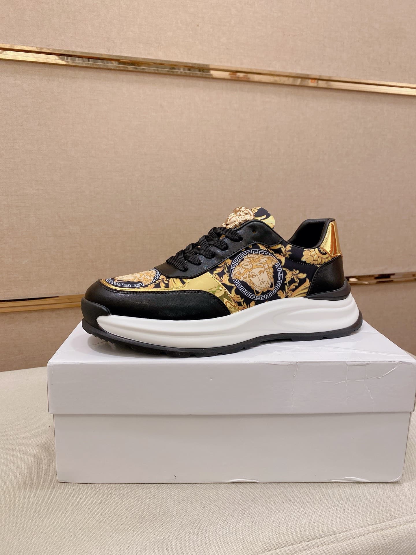 Versace Versace (Versace) 👊🏻 Upper: 🇮🇹 Imported cowhide 🇩�