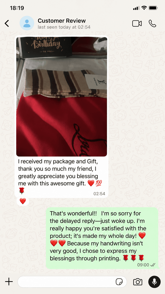 Customer review